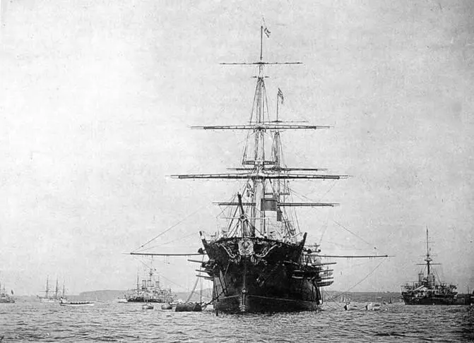 1895 г Рюрик на Кильском рейде 1895 г Рюрик на Кильском рейде - фото 87
