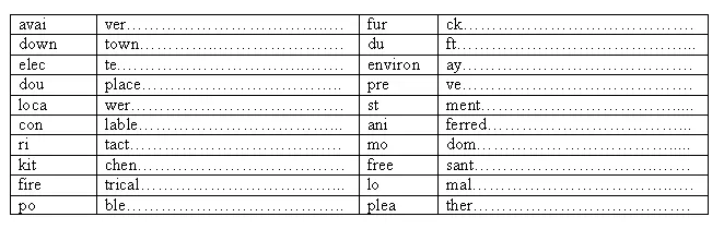 3 Make sentences with the two words given Составьте предложения используя - фото 42