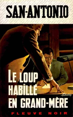 Frédéric Dard Le loup habillé en grand-mère обложка книги