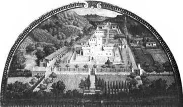 18 The Medici villa at Cafaggiolo by Giusto Utens It was rebuilt for Cosimo - фото 20