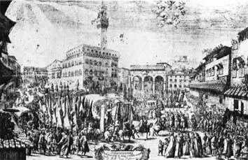 36 The festival of the Omaggi on St John the Baptists Day when the Grand Duke - фото 38