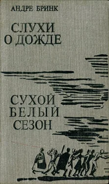 Андре Бринк Слухи о дожде. Сухой белый сезон обложка книги