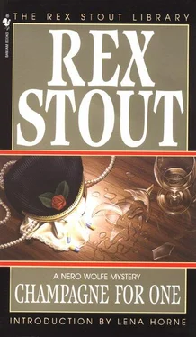 Rex Stout Champange for One обложка книги