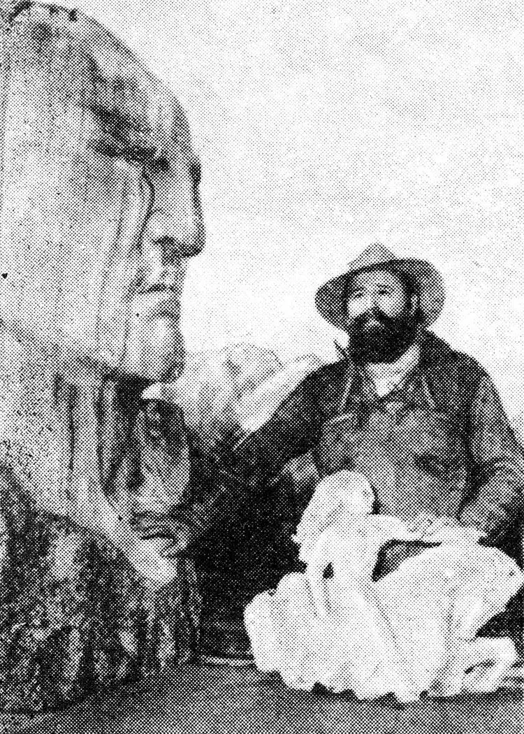 Скульптор Зиолковский и его будущий памятник легендарному индейцу Крейзи Хорсу - фото 11