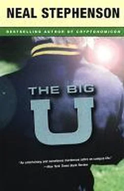Neal Stephenson The Big U обложка книги