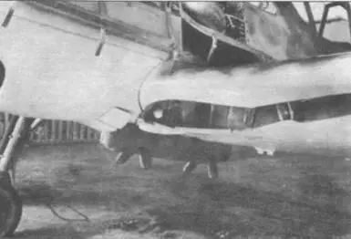 Макет бомбодержателя ЕТС установленный на Fw 190V13 Схема вооружения Fw - фото 112