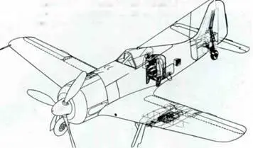 Самолеты Fw 190G8 U новыми бомбодержателями ЕТС 503 по о крылом - фото 160