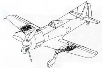 Пушки MG 15120Е вместо MG FF впервые появились па самолетах серии А6 - фото 176