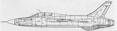 F105E тандемное расположение пилотов Первый F105F выруливает па взлетную - фото 105