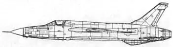 F105D F105F отдельная кабина для каждого члена экипажа более длинный киль - фото 107