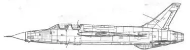 F105F отдельная кабина для каждого члена экипажа более длинный киль фюзеляж - фото 108