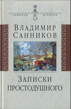 Владимир Санников Записки простодушного обложка книги