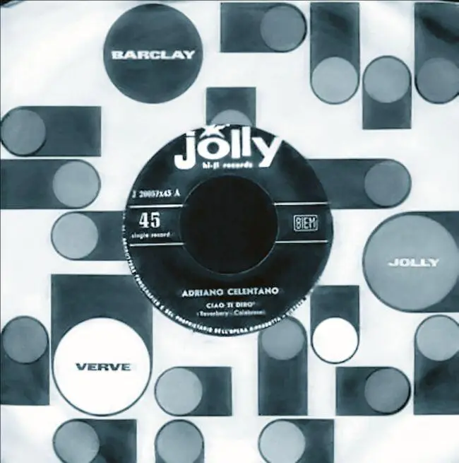 Первая пластинка Челентано на итальянском языке вышла в 1959 году с Jolly и - фото 23