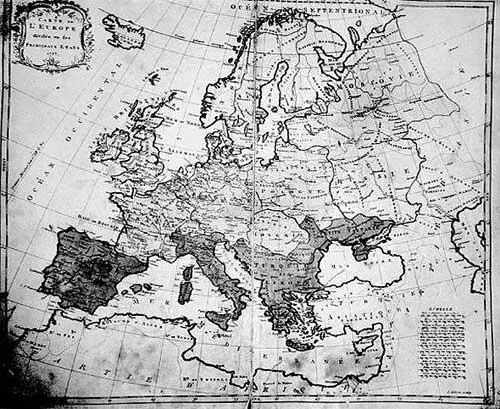 Рис 116 Карта Европы 1755 года из Атласа 1755 года Взято из 1018 Рис - фото 16