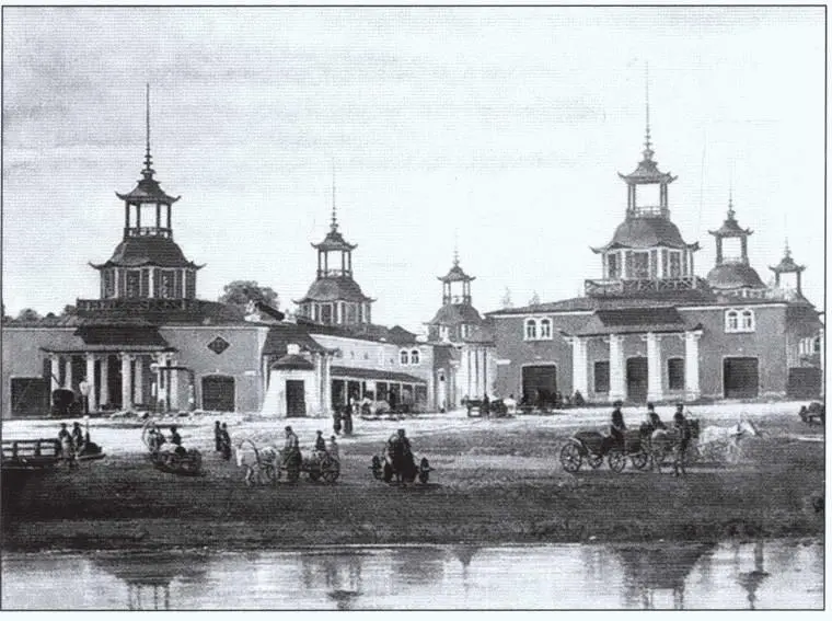 Китайские павильоны на Нижегородской ярмарке Неизвестный Художник Мост в - фото 14