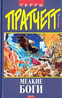 Terry Pratchett Мелкие боги (пер. Н.Берденников под ред. А.Жикаренцева) обложка книги