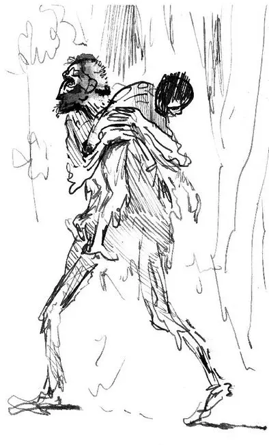 Сестра обняла его и впервые за всю свою жизнь поцеловала и неистово стиснула в - фото 16