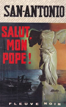 Frédéric Dard Salut, mon pope ! обложка книги