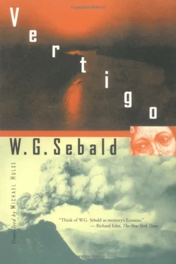 Winfried Sebald Vertigo обложка книги