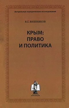 Виктор Вишняков Крым: право и политика обложка книги