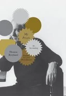 Thomas Bernhard My Prizes: An Accounting обложка книги