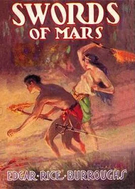 Edgar Burroughs Swords of Mars обложка книги