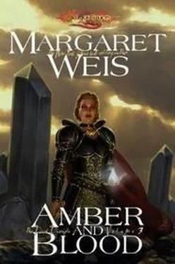 Margaret Weis Amber and Blood обложка книги