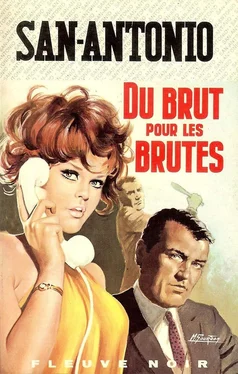 Frédéric Dard Du brut pour les brutes обложка книги