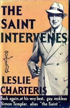 Leslie Charteris The Saint Intervenes обложка книги