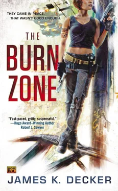 James Decker The Burn Zone обложка книги
