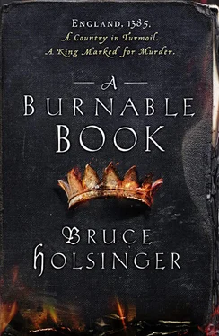 Bruce Holsinger A Burnable Book обложка книги