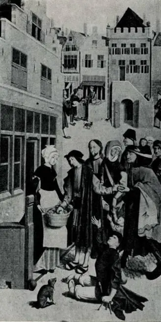 Мастер из Алкмара Кормление голодных из цикла Семь дел милосердия 1504 В - фото 8