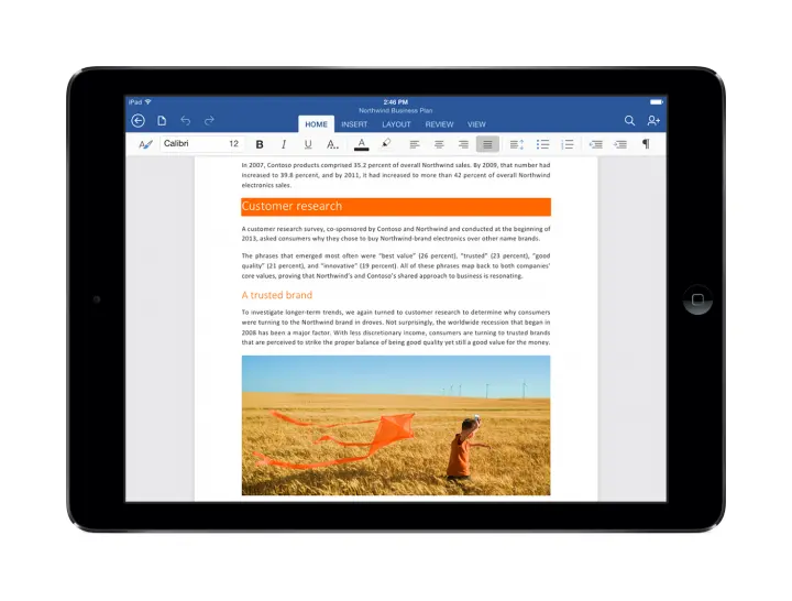 MS Word для iPad Ведь сколько копий сломано вокруг вопроса считать ли iPad и - фото 39