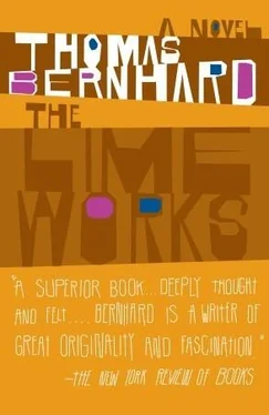 Thomas Bernhard The Lime Works обложка книги