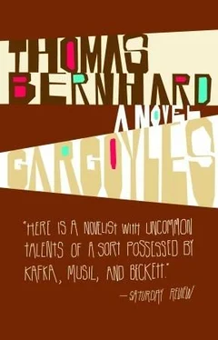 Thomas Bernhard Gargoyles обложка книги