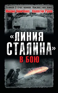 Михаил Виниченко «Линия Сталина» в бою обложка книги