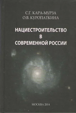 С. Кара-Мурза Нациестроительство в современной России обложка книги