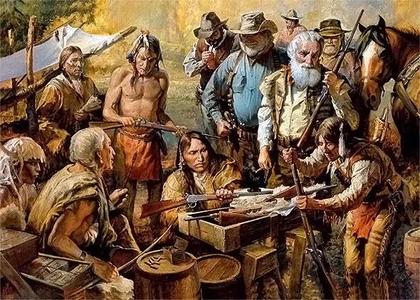 Тайная встреча с нелегальными торговцами оружием Худ У Ахрендт Карабин - фото 295