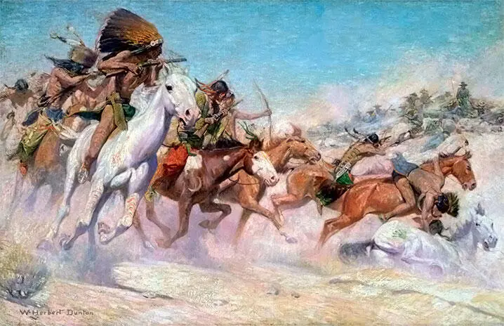 Битва с Кастером на ЛиттлБигхорн Худ У Дантон Битва на СаммитСпрингс - фото 371