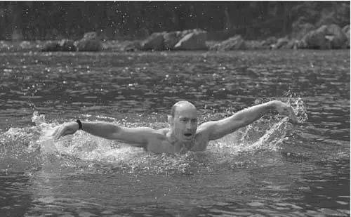 Doing the butterfly stroke in an icy Siberian river Courtesy of RIA Novosti - фото 27