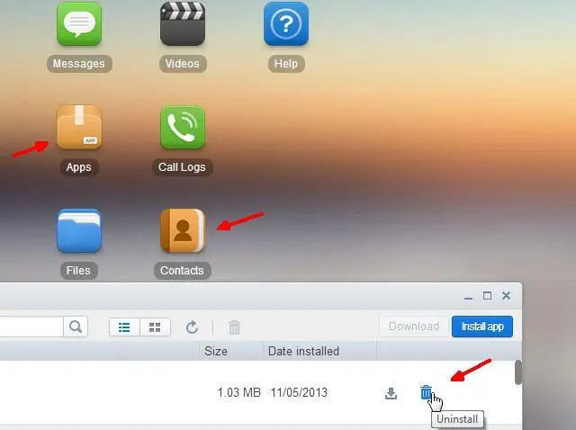 AirDroid даёт прямой доступ ко всем контактам хранящимся на удалённом - фото 70
