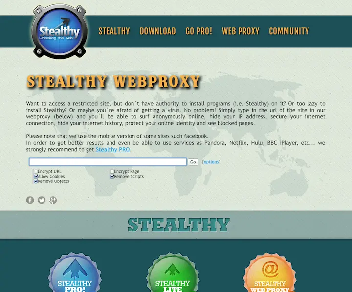 У Stealthy есть и бесплатный онлайновый сервис но он менее удобен и почемуто - фото 96