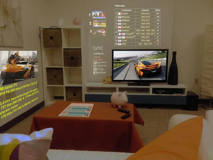 SurroundWeb совмещает работу камер Kinect и проектора благодаря чему может - фото 34