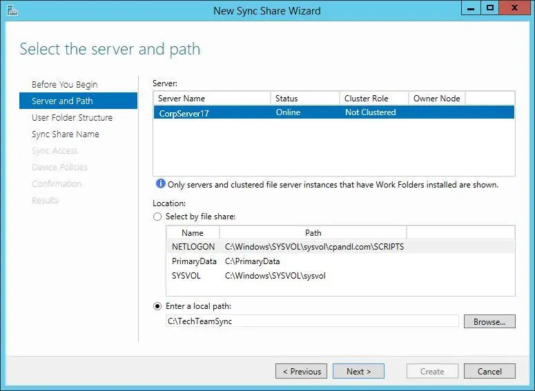 FIGURE 313Specify the server and folder to use 3When configuring sync - фото 62