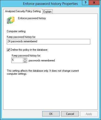 FIGURE 510Change a policy setting in the database before applying the - фото 90