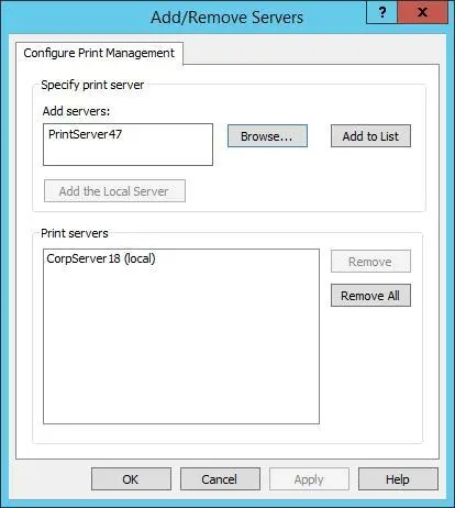 FIGURE 102Add print servers to Print Management so that you can manage and - фото 160