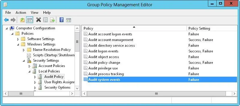 FIGURE 44Set auditing policies by using the Audit Policy node in Group Policy - фото 71
