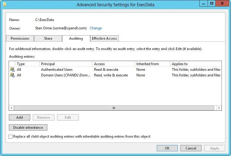 FIGURE 45After you audit object access you can set auditing policies on - фото 72