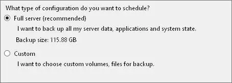 FIGURE 113Note the backup size before you continue NOTE Volumes that - фото 180