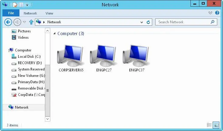 FIGURE 71Use Network Explorer to browse network resources The computers and - фото 109